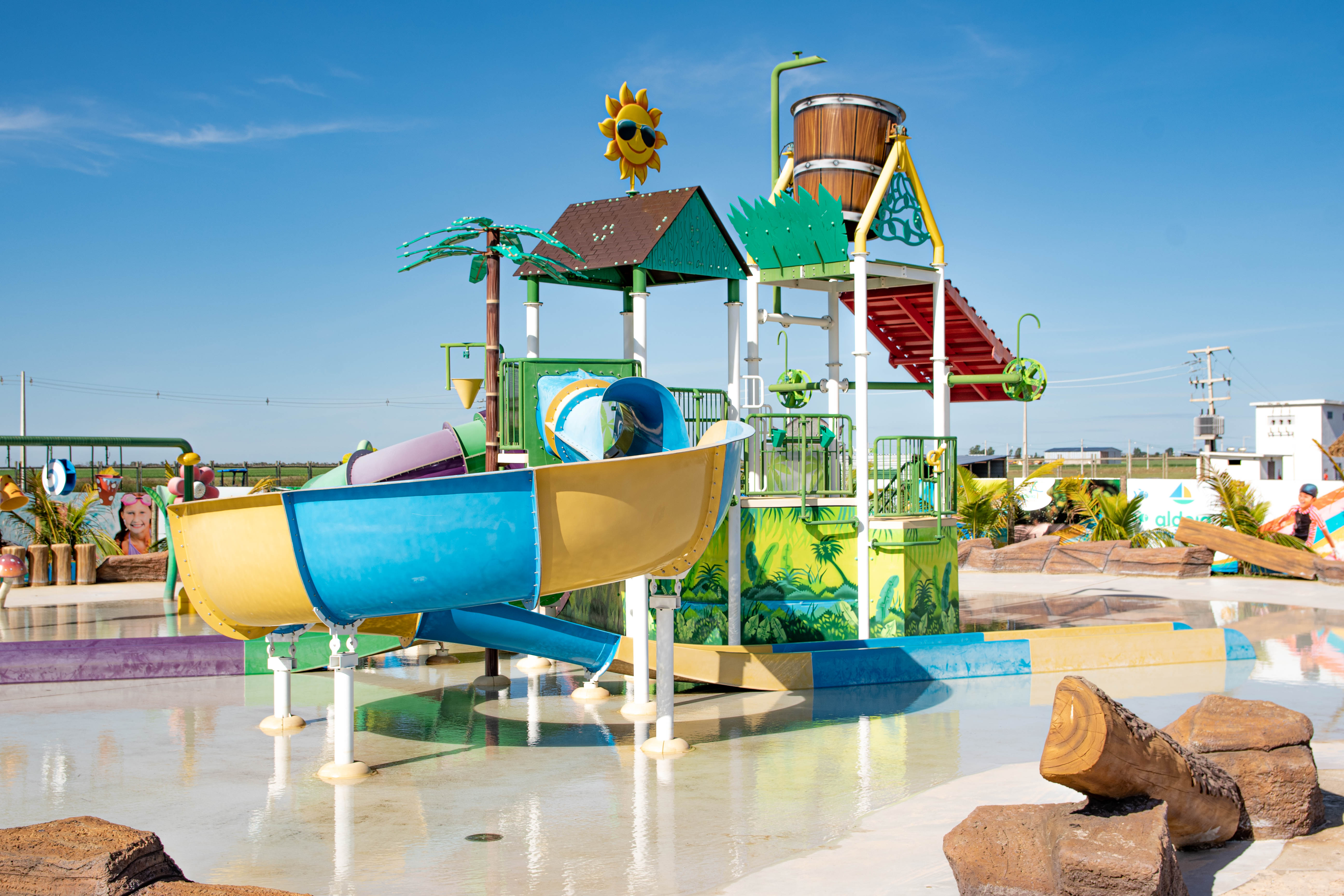 Atrações infantis do Aldeia Praia Park
